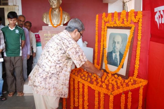 Tripura remembers Lenin on his 146th birthday Tripura remembers Lenin on his 146th birthday